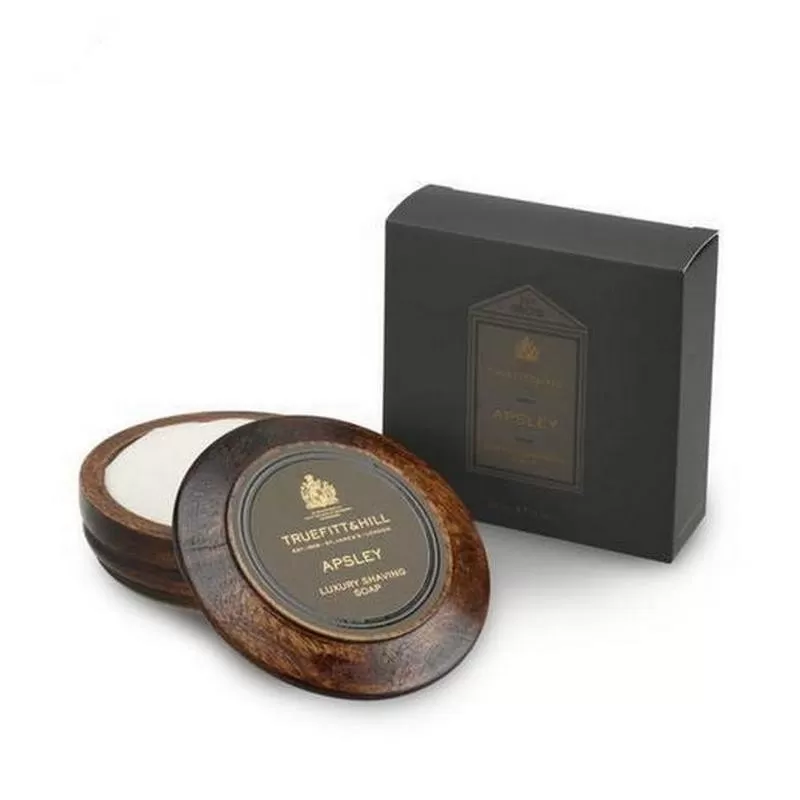 Savon à Barbe "Apsley" en Bol Bois - Truefitt & Hill
