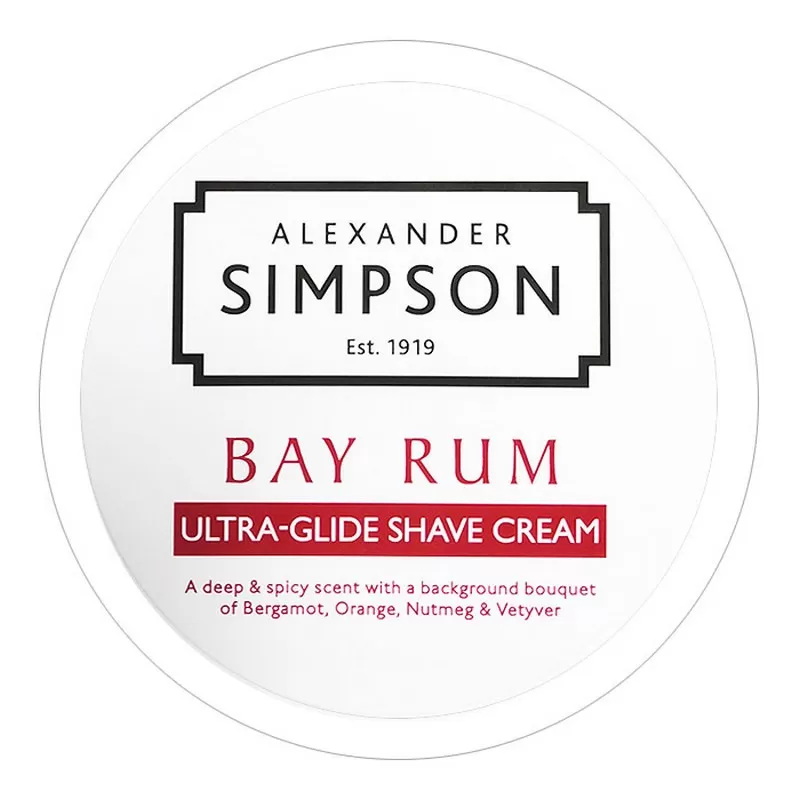 Crème à Raser "Bay Rum" - Simpsons