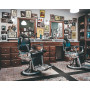 Affiche Style Vintage "Pin-Up" Mennen pour Barbershop
