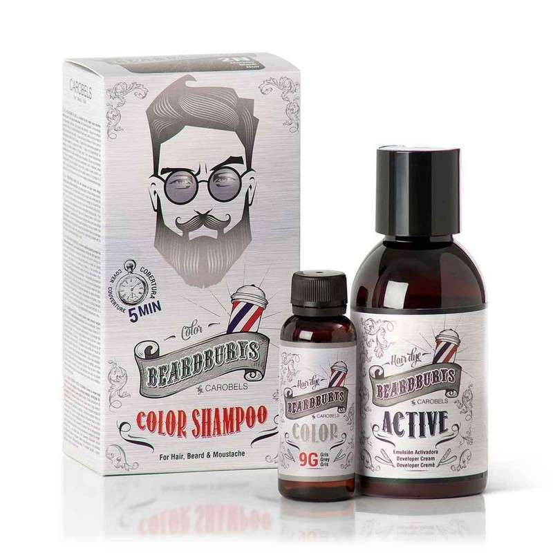 Coloration pour Barbe et Cheveux "Gris" - Beardburys