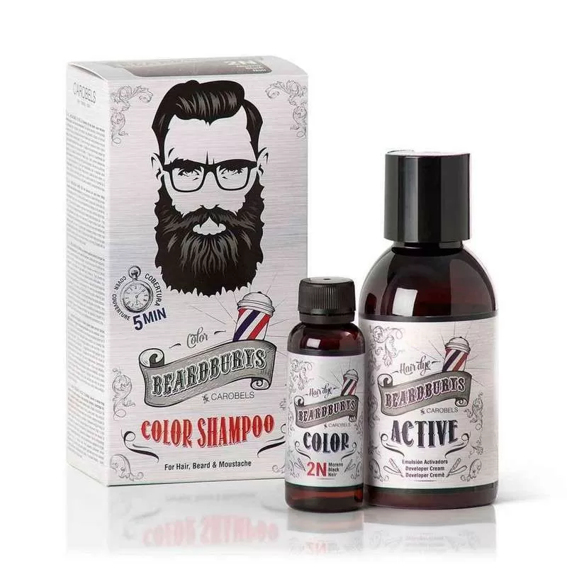Coloration pour Barbe et Cheveux "Noir" - Beardburys