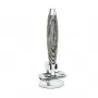 Rasoir de Sûreté en Bois Fossilisé et Argent Sterling - Mühle