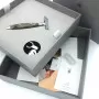 Rasoir de Sûreté en Bois Fossilisé et Argent Sterling - Mühle
