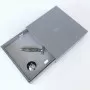Rasoir de Sûreté en Bois Fossilisé et Argent Sterling - Mühle