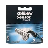 Lames Gillette Sensor Excel - Pack de 5 recharges
