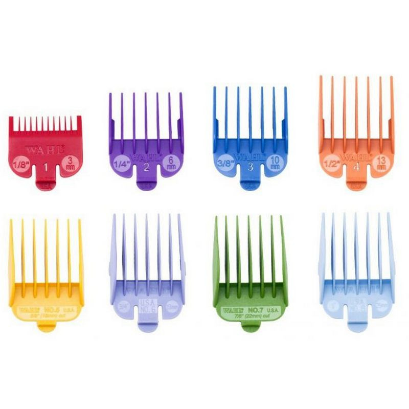 Set de 8 Sabots Colorés pour Tondeuses avec Boite - Wahl