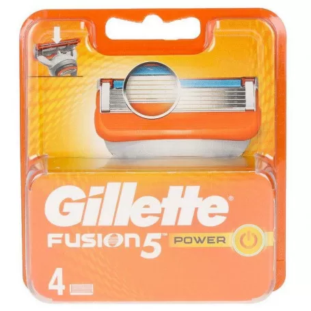 Lames Gillette Fusion Power - Pack de 4 ou 8 recharges