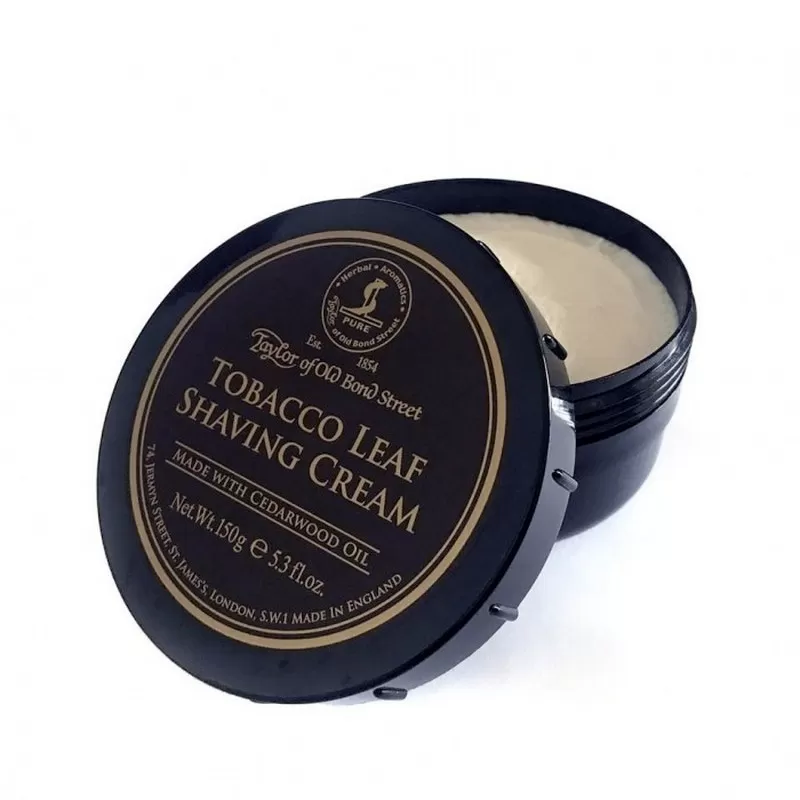 Crème à Raser "Tobacco Leaf" en Bol - Taylor