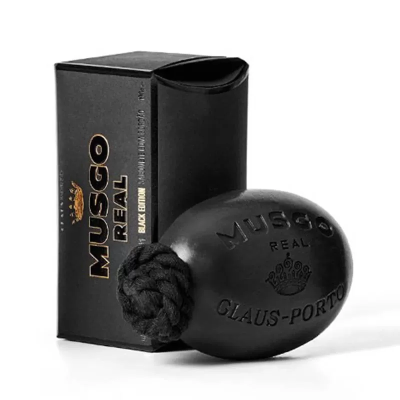 Savon de Toilette avec Cordelette "Black Edition" - Musgo Real
