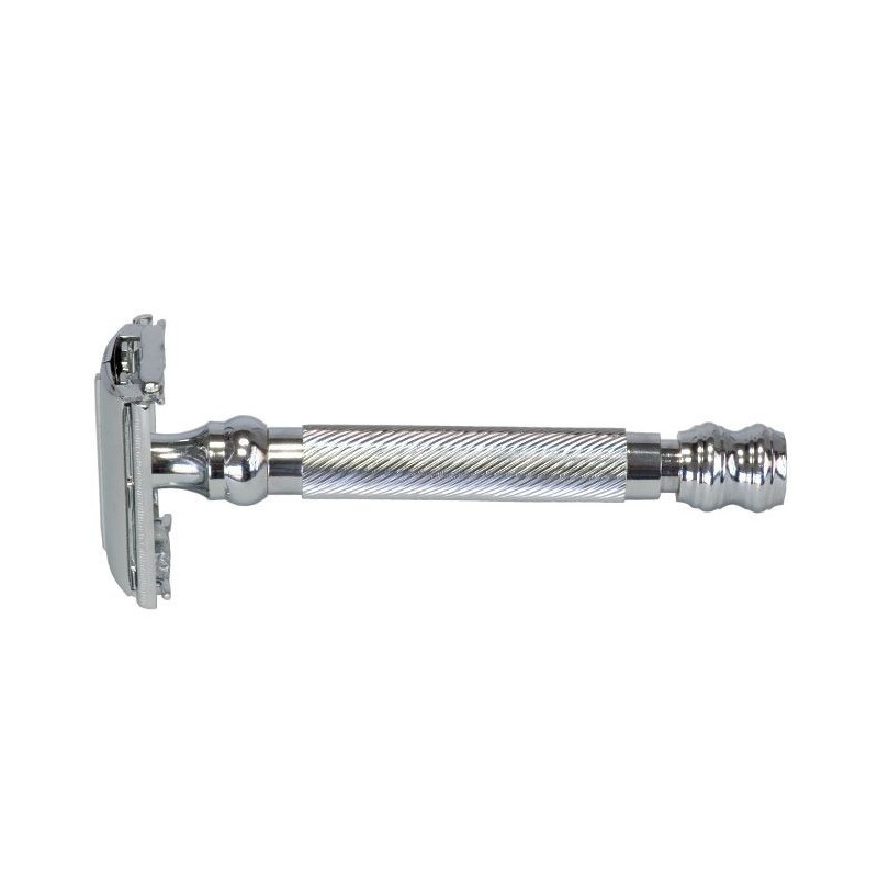 Rasoir De Sécurité Papillon Twist Haryali London - 5 Lames, Acier Inoxydable, Pour Peau Sensible