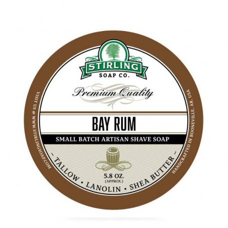 Savon de Rasage Bay Rum - Stirling Soap Company