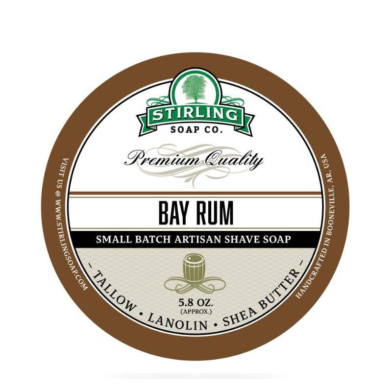 Savon de Rasage Bay Rum - Stirling Soap Company