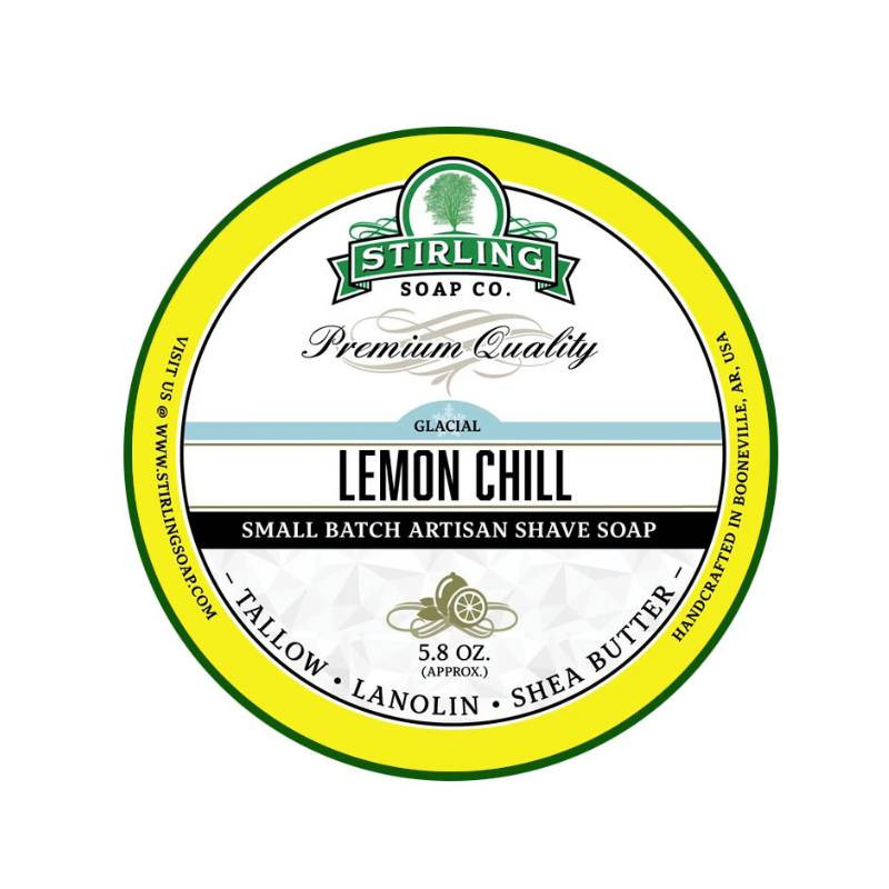 Savon de Rasage Glacial Lemon - Stirling Soap Company