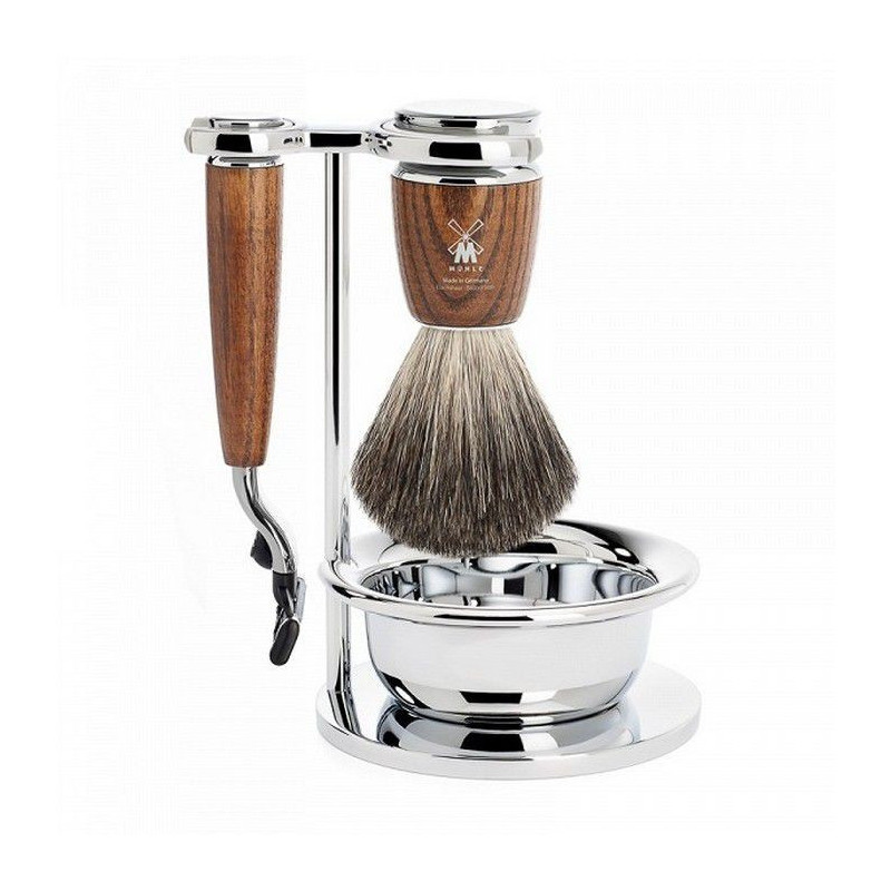 Pack Spécial Gillette Mach3 Sensitive Vintage - 1 Rasoir + 4 Recharges De Lames Originales