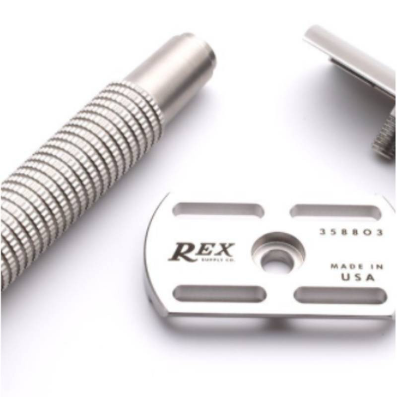 Rasoir De Sécurité 3 Pièces REX SUPPLY CO. 'Envoy' En Acier Inox - Neuf