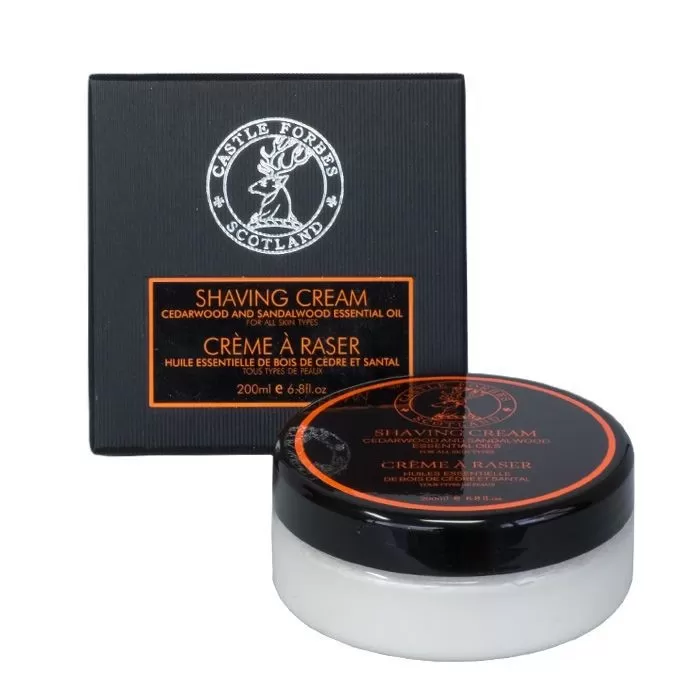 Crème à Raser "Sandalwood" - Castle Forbes