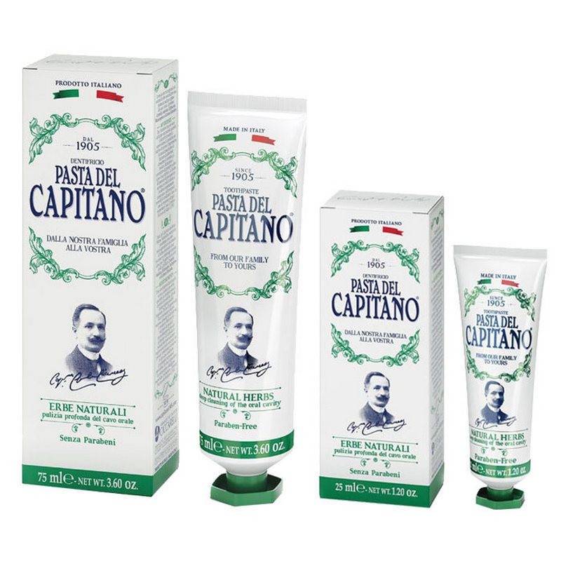 Dentifrice "Natural Herbs" - Pasta Del Capitano