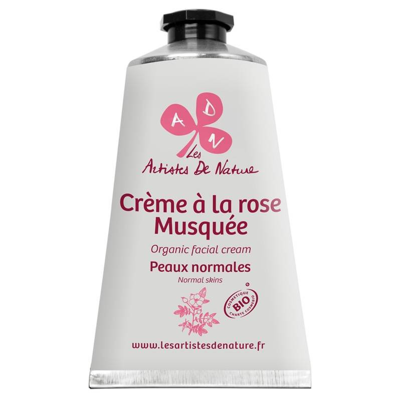 Crème visage bio à la rose musquée - Les Artistes De Nature