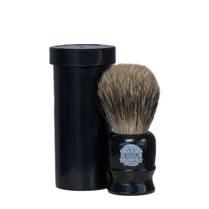 Blaireau de Voyage Noir Pur Gris "2190" - Vulfix