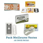 Pack "Meilleures Ventes" - Lames pour Rasoir de Sûreté