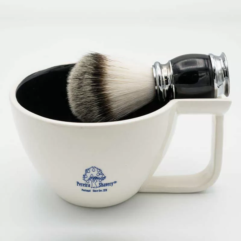 Mug de Rasage avec Porte-Blaireau - Pereira Shavery