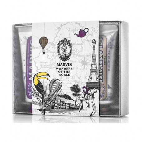 Coffret Dentifrices "Wonders of the World" 3x25ml - Marvis