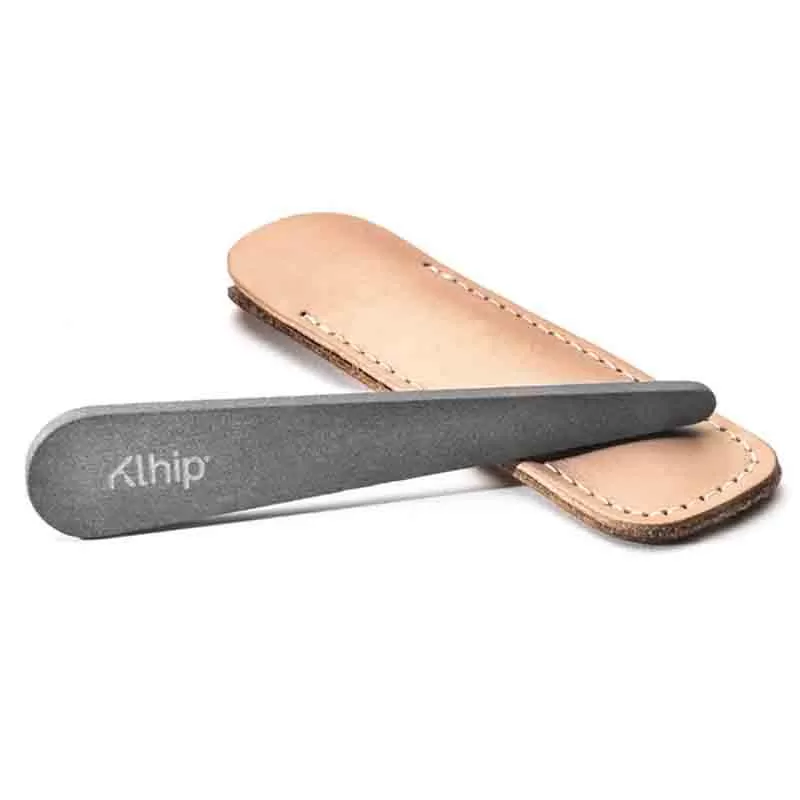 Lime à Ongles Naturelle en Etui Cuir - Klhip