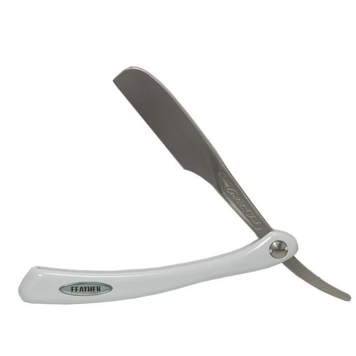 Rasoir de Barbier "Artist Club DX" Inox - Feather