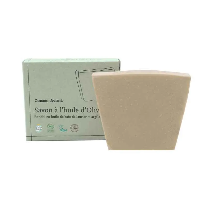 Savon Naturel à l'Huile d'Olive et Baies de Laurier - Comme Avant