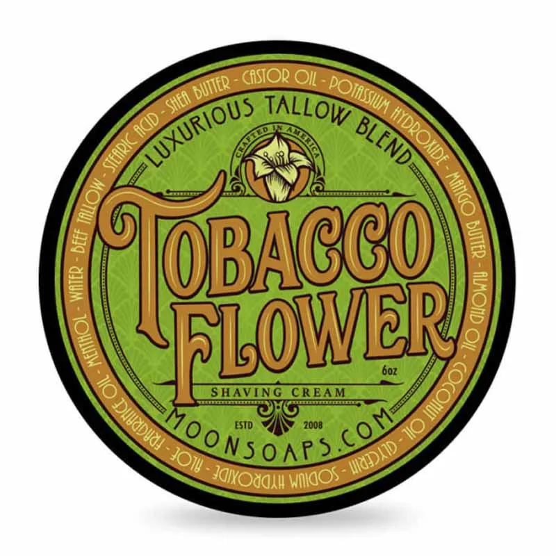 Crème à raser "Tobacco Flower" - Moon Soaps