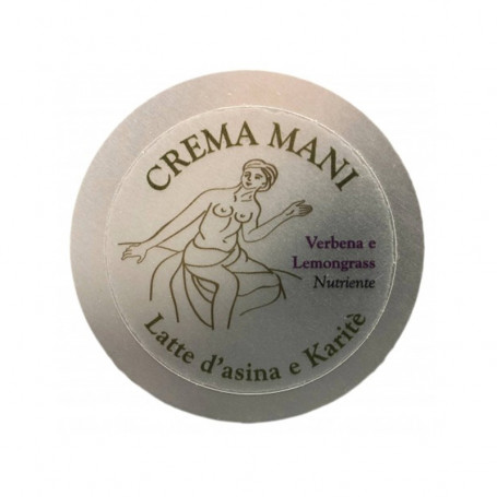Crème Mains au Lait d'ânesse et Karité - Verveine et Citronnelle - Saponificio Annamaria