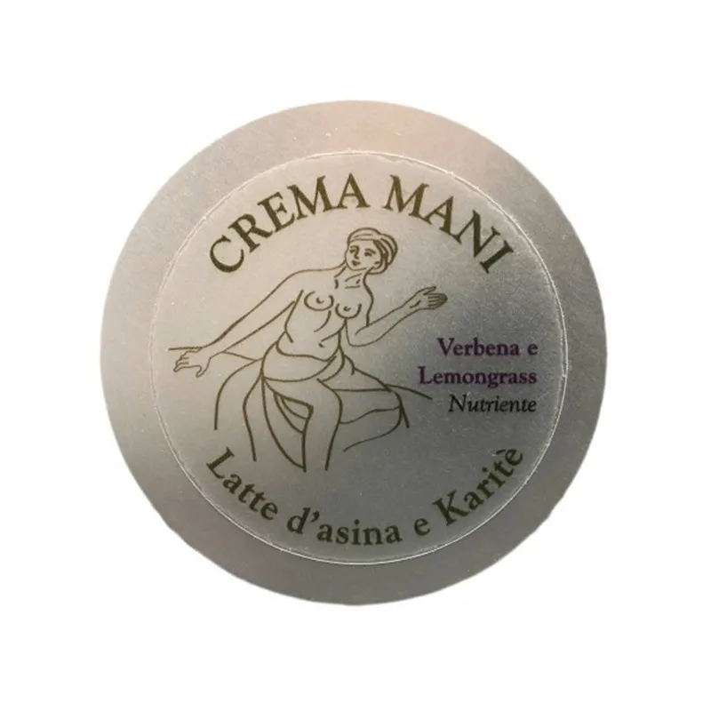Crème Mains au Lait d'ânesse et Karité - Verveine et Citronnelle - Saponificio Annamaria