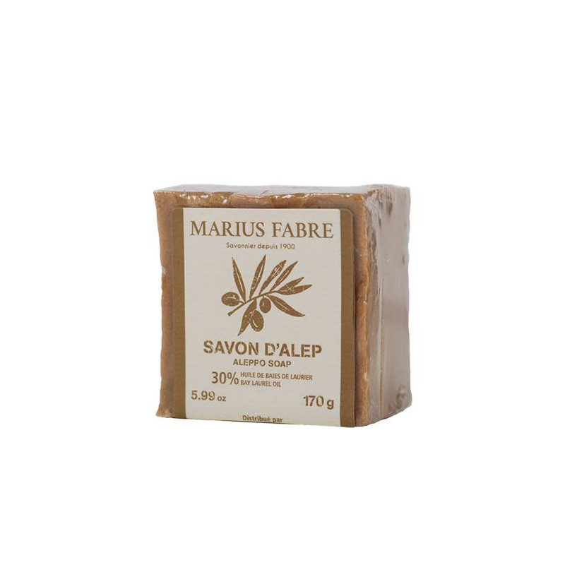 Savon d'Alep 30% d'huile de baies de Laurier, 170g - Marius Fabre