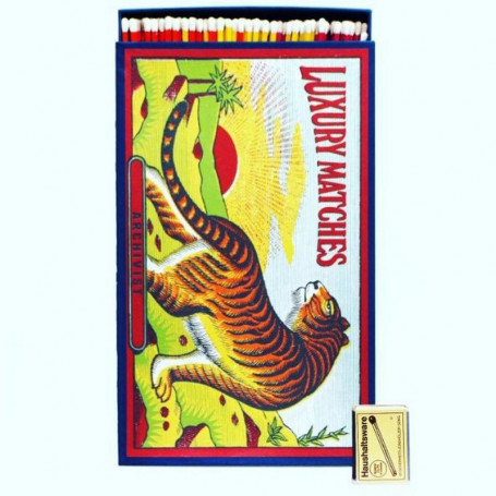 Boîte d'allumettes XL - Luxury matches tiger