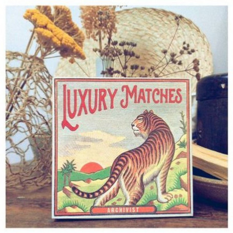 Boîte d'allumettes XL - Luxury matches tiger - BONNESOEURS