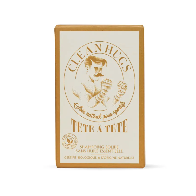 Shampoing solide bio à la coco "Tête à Tête" - Clean Hugs