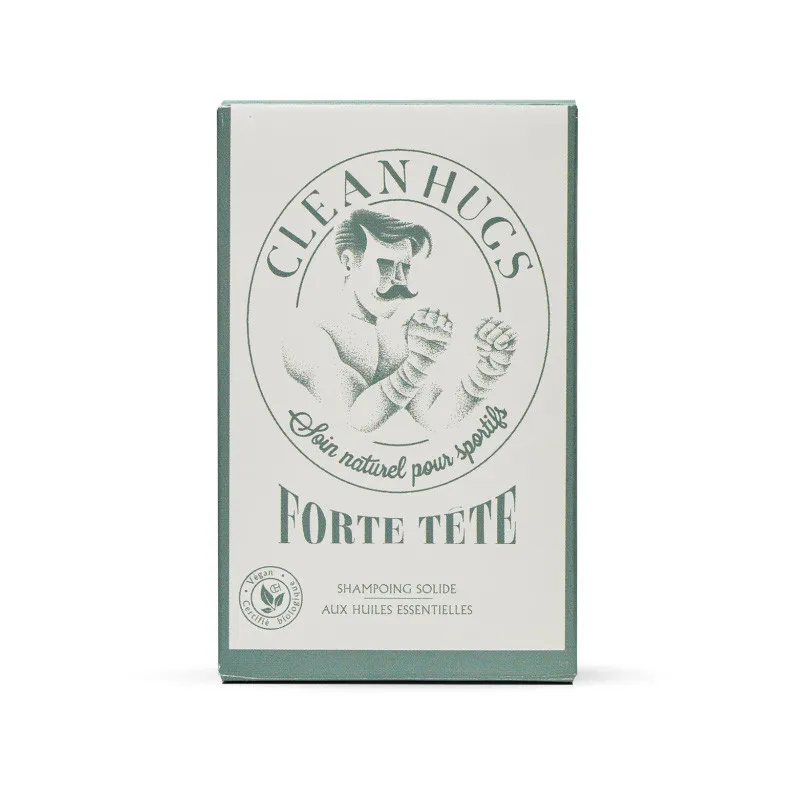 Shampoing solide bio, romarin "Forte tête" - Clean Hugs