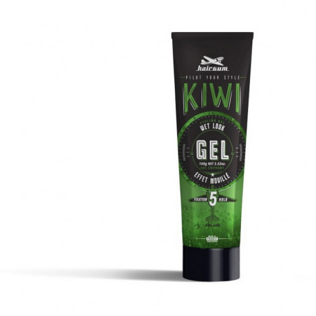 Gel fixant Premium Effet Mouillé "Kiwi" - Hairgum