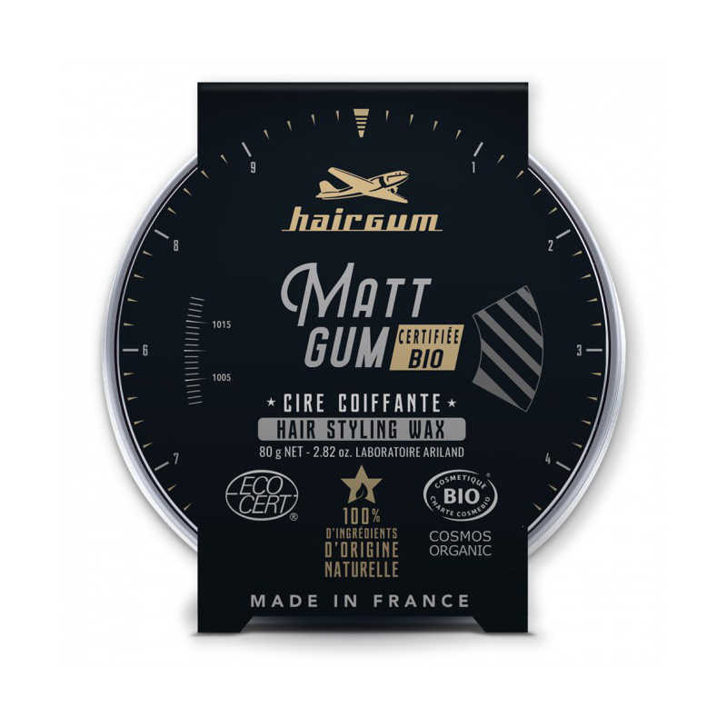 Cire Coiffante "Matt Gum" Certifiée BIO - Hairgum