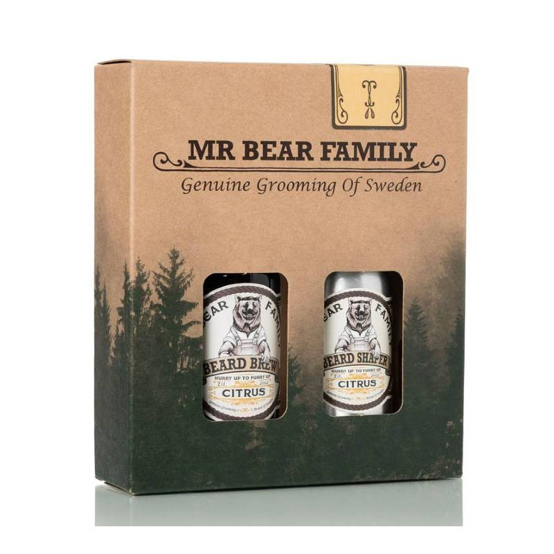 Coffret Soin Barbe "Citrus" - Mr Bear Family