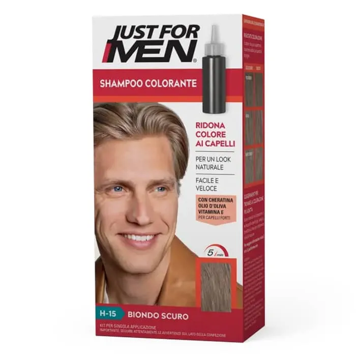 Shampoing Colorant Cheveux Blond H15 - Just For Men