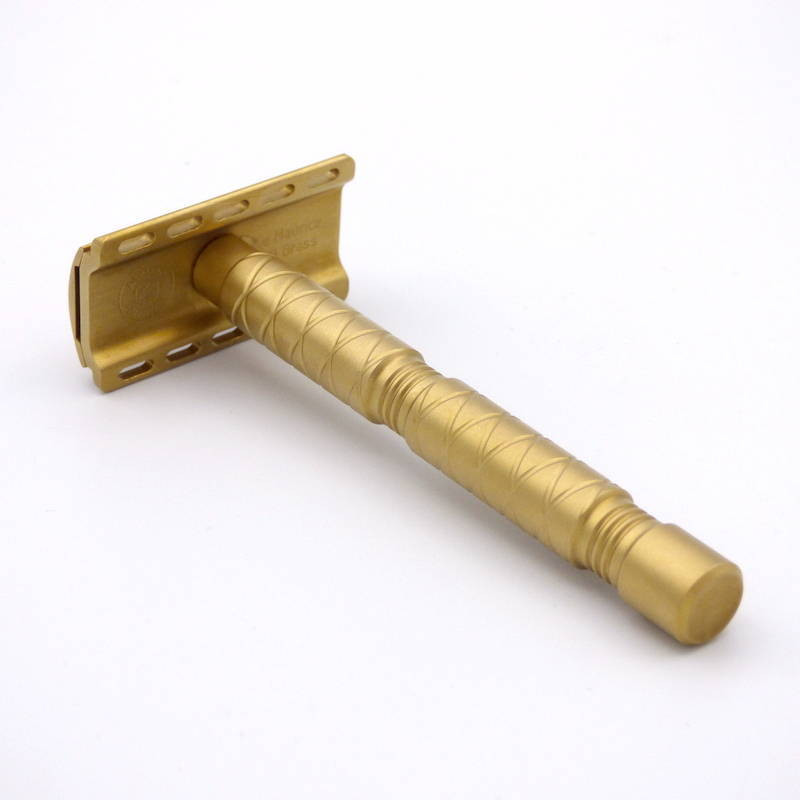 Rasoir Coupe-choux Timor G&F 6/8 - Acier Carbone, Manche Marblewood Or - Solingen Allemagne - Neuf