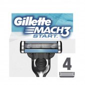 Lames Gillette Mach3 - Pack de 4 ou 8 recharges