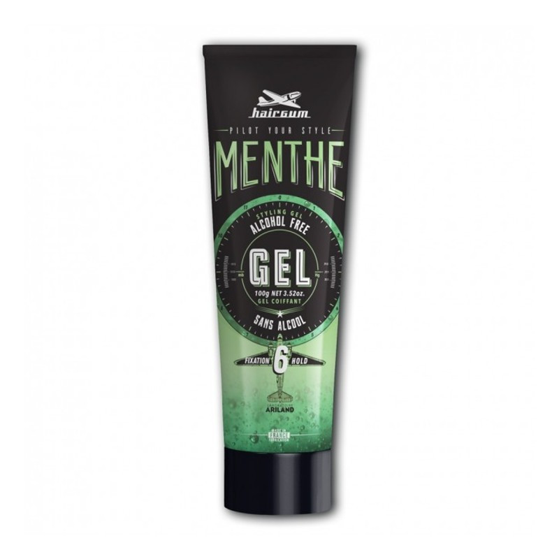 Gel fixant Premium Sans Alcool "Menthe" - Hairgum