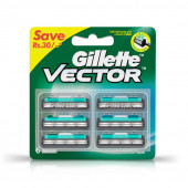 6 Lames Gillette "Vector" - Compatible Contour