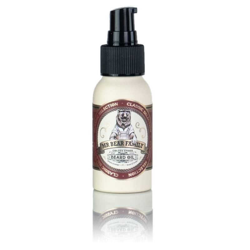 Huile à Barbe "Golden Ember" 50ml - Mr Bear Family