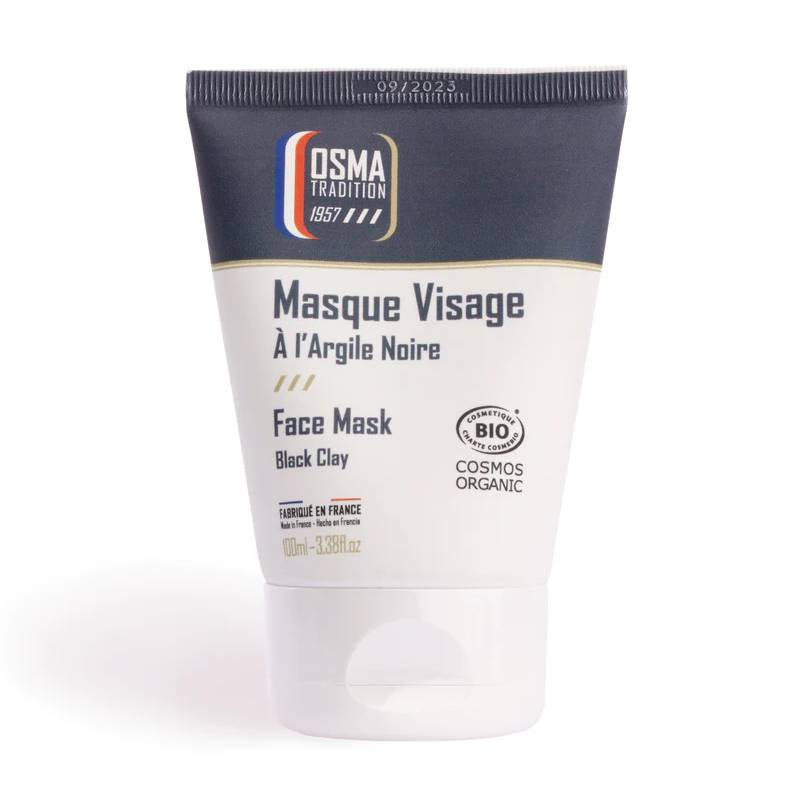 Masque Visage à l'Argile Noire - Osma Tradition