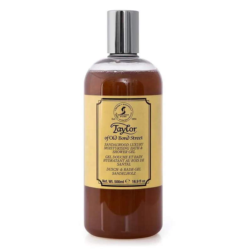 Gel Douche et Bain Hydratant "Sandalwood" 500ml - Taylor