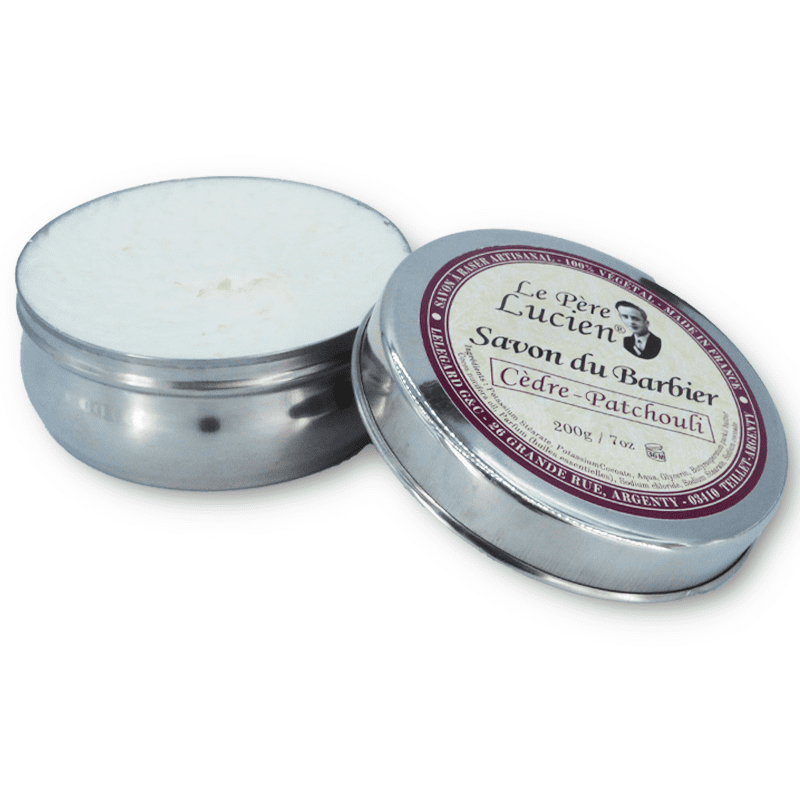 Savon du Barbier Artisanal "Cèdre et Patchouli" - Le Père Lucien