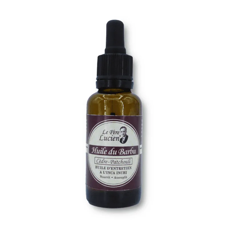 Huile du Barbu "Cèdre Patchouli" - Le Père Lucien
